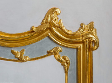 Schloss Bruchsal - Hauptbau / Corps de Logis - Beletage - Fürstensaal - Nordöstliche Tür - Blick auf einen Ausschnitt der Tür vom Fürstensaal ins Vorzimmer (aufgenommen im August 2019, am Nachmittag) Schloss Bruchsal - Hauptbau / Corps de Logis - Beletage - Fürstensaal - Nordöstliche Tür - Blick auf einen Ausschnitt der Tür vom Fürstensaal ins Vorzimmer (aufgenommen im August 2019, am Nachmittag)