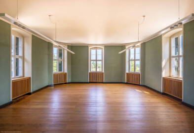 Waghäusel - Eremitage - Hauptbau - Von Innen / 1. Obergeschoss / Anbau - Blick in den Raum (aufgenommen im August 2019, um die Mittagszeit)