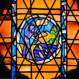 Waghäusel - Wallfahrtskirche - Von innen - Portal zum Kapuzinerchor - Von Westen - Blick auf das rechte Medaillon der Tür - Fischpredigt des hl. Antonius von Padua (aufgenommen im Dezember 2019, um die Mittagszeit) Waghäusel - Wallfahrtskirche - Von innen - Portal zum Kapuzinerchor - Von Westen - Blick auf das rechte Medaillon der Tür - Fischpredigt des hl. Antonius von Padua (aufgenommen im Dezember 2019, um die Mittagszeit)