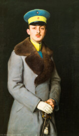 Städtisches Museum Bruchsal - Schloss Bruchsal - Hauptbau / Corps de Logis - Porträt des Oberleutnants Otto Lühmann aus Remich (heute Großherzogtum Luxemburg), Angehöriger des 21. ("Gelben") Dragoner-Regiments (gemalt von Adolf Heller, 1911) (aufgenommen im Mai 2021, am späten Nachmittag) Städtisches Museum Bruchsal - Schloss Bruchsal - Hauptbau / Corps de Logis - Porträt des Oberleutnants Otto Lühmann aus Remich (heute Großherzogtum Luxemburg), Angehöriger des 21. ("Gelben") Dragoner-Regiments (gemalt von Adolf Heller, 1911) (aufgenommen im Mai 2021, am späten Nachmittag)