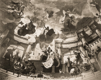 Schloss Bruchsal - Kuppel - Seite 37 - Auszug aus: "Georg Maria Eckert: Das Schloss zu Bruchsal in Photographieen / Rococo Ornamente aus dem Schlosse zu Bruchsal, 1871"; Digitalisat der Württembergische Landesbibliothek Stuttgart; Persistente URL: http://digital.wlb-stuttgart.de/purl/bsz517721902; gemeinfrei Schloss Bruchsal - Kuppel - Seite 37 - Auszug aus: "Georg Maria Eckert: Das Schloss zu Bruchsal in Photographieen / Rococo Ornamente aus dem Schlosse zu Bruchsal, 1871"; Digitalisat der Württembergische Landesbibliothek Stuttgart; Persistente URL: http://digital.wlb-stuttgart.de/purl/bsz517721902; gemeinfrei