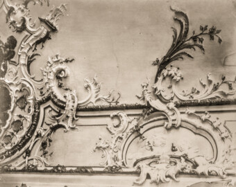 Schloss Bruchsal - Stuckornament - Seite 65 - Auszug aus: "Georg Maria Eckert: Das Schloss zu Bruchsal in Photographieen / Rococo Ornamente aus dem Schlosse zu Bruchsal, 1871"; Digitalisat der Württembergische Landesbibliothek Stuttgart; Persistente URL: http://digital.wlb-stuttgart.de/purl/bsz517721902; gemeinfrei Schloss Bruchsal - Stuckornament - Seite 65 - Auszug aus: "Georg Maria Eckert: Das Schloss zu Bruchsal in Photographieen / Rococo Ornamente aus dem Schlosse zu Bruchsal, 1871"; Digitalisat der Württembergische Landesbibliothek Stuttgart; Persistente URL: http://digital.wlb-stuttgart.de/purl/bsz517721902; gemeinfrei