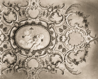 Schloss Bruchsal - Stuckornament - Seite 105 - Auszug aus: "Georg Maria Eckert: Das Schloss zu Bruchsal in Photographieen / Rococo Ornamente aus dem Schlosse zu Bruchsal, 1871"; Digitalisat der Württembergische Landesbibliothek Stuttgart; Persistente URL: http://digital.wlb-stuttgart.de/purl/bsz517721902; gemeinfrei Schloss Bruchsal - Stuckornament - Seite 105 - Auszug aus: "Georg Maria Eckert: Das Schloss zu Bruchsal in Photographieen / Rococo Ornamente aus dem Schlosse zu Bruchsal, 1871"; Digitalisat der Württembergische Landesbibliothek Stuttgart; Persistente URL: http://digital.wlb-stuttgart.de/purl/bsz517721902; gemeinfrei