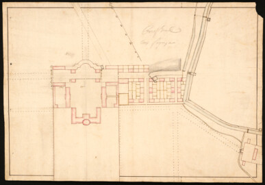 Schloss Bruchsal - Pläne des Schlosses von Bruchsal, ca. 1732-1740 (Bildnachweis: Österreichische Nationalbibliothek, Signatur: "ALB *Port 16,8, Pläne KAR MAG", Blatt 2, http://data.onb.ac.at/rec/AC04465947 ) Schloss Bruchsal - Pläne des Schlosses von Bruchsal, ca. 1732-1740 (Bildnachweis: Österreichische Nationalbibliothek, Signatur: "ALB *Port 16,8, Pläne KAR MAG", Blatt 2, http://data.onb.ac.at/rec/AC04465947 )