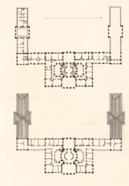 Schloss Bruchsal - Plans de la ville et du Palais de Bruchsal, um 1750 (Bildnachweis: Österreichische Nationalbibliothek, Signatur: ALB Port 219,4 KAR MAG, Blatt 3, http://data.onb.ac.at/rec/AC04646111 ) Schloss Bruchsal - Plans de la ville et du Palais de Bruchsal, um 1750 (Bildnachweis: Österreichische Nationalbibliothek, Signatur: ALB Port 219,4 KAR MAG, Blatt 3, http://data.onb.ac.at/rec/AC04646111 )