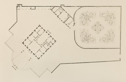 Das Bruchsaler Schloss - Die Wasserburg - Zeichnung von Leonhard Stahl ca. 1750 (Blatt 33 der Mappe "Fritz Hirsch: Das Bruchsaler Schloss aus Anlass der Renovation (1900-1909)", erschienen: Heidelberg, Carl Winter's Universitätsbuchhandlung, 1910; Mappe aus dem Bestand des Städtischen Museums Bruchsal; Reproduktion durch Dr. Manfred Schneider, mit freundlicher Genehmigung des Museums) Das Bruchsaler Schloss - Die Wasserburg - Zeichnung von Leonhard Stahl ca. 1750 (Blatt 33 der Mappe "Fritz Hirsch: Das Bruchsaler Schloss aus Anlass der Renovation (1900-1909)", erschienen: Heidelberg, Carl Winter's Universitätsbuchhandlung, 1910; Mappe aus dem Bestand des Städtischen Museums Bruchsal; Reproduktion durch Dr. Manfred Schneider, mit freundlicher Genehmigung des Museums)