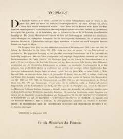 Das Bruchsaler Schloss - Vorwort zu den 80 Blättern (Mappe "Fritz Hirsch: Das Bruchsaler Schloss aus Anlass der Renovation (1900-1909)", erschienen: Heidelberg, Carl Winter's Universitätsbuchhandlung, 1910; Mappe aus dem Bestand des Städtischen Museums Bruchsal; Reproduktion durch Dr. Manfred Schneider, mit freundlicher Genehmigung des Museums) Das Bruchsaler Schloss - Vorwort zu den 80 Blättern (Mappe "Fritz Hirsch: Das Bruchsaler Schloss aus Anlass der Renovation (1900-1909)", erschienen: Heidelberg, Carl Winter's Universitätsbuchhandlung, 1910; Mappe aus dem Bestand des Städtischen Museums Bruchsal; Reproduktion durch Dr. Manfred Schneider, mit freundlicher Genehmigung des Museums)