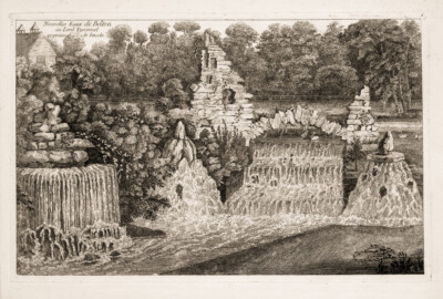 Schloss und Schlossgarten Schwetzingen - Tafel 6 "Nouvelles Eaux de Belton au Lord Tyrconnel province de Lincoln" des Werks "George Louis Le Rouge: Detail des nouveaux jardins a la mode. 6e cahier. Serrail et jardins du grand seigneur - 1777" (Bildnachweis: University of Wisconsin, https://digital.library.wisc.edu/1711.dl/VVHZLYPGHF4LT8E, Public Domain) Schloss und Schlossgarten Schwetzingen - Tafel 6 "Nouvelles Eaux de Belton au Lord Tyrconnel province de Lincoln" des Werks "George Louis Le Rouge: Detail des nouveaux jardins a la mode. 6e cahier. Serrail et jardins du grand seigneur - 1777" (Bildnachweis: University of Wisconsin, https://digital.library.wisc.edu/1711.dl/VVHZLYPGHF4LT8E, Public Domain)