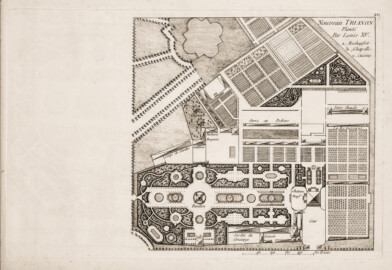 Schloss und Schlossgarten Schwetzingen - Tafel 20 "Nouveau Trianon Planté par Louis XV" des Werks "George Louis Le Rouge: Detail des nouveaux jardins a la mode. 6e cahier. Serrail et jardins du grand seigneur - 1777" (Bildnachweis: University of Wisconsin, https://digital.library.wisc.edu/1711.dl/VVHZLYPGHF4LT8E, Public Domain) Schloss und Schlossgarten Schwetzingen - Tafel 20 "Nouveau Trianon Planté par Louis XV" des Werks "George Louis Le Rouge: Detail des nouveaux jardins a la mode. 6e cahier. Serrail et jardins du grand seigneur - 1777" (Bildnachweis: University of Wisconsin, https://digital.library.wisc.edu/1711.dl/VVHZLYPGHF4LT8E, Public Domain)