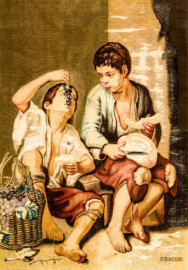 Schloss und Schlossgarten Schwetzingen - Schloss - Mittelbau - Von innen - 1. Obergeschoss - Appartment des Kurfürsten - Konferenzzimmer - Nordwand, rechts der Tür zum Schlafzimmer - Gobelin (aufgenommen im Januar 2024, um die Mittagszeit) Schloss und Schlossgarten Schwetzingen - Schloss - Mittelbau - Von innen - 1. Obergeschoss - Appartment des Kurfürsten - Konferenzzimmer - Nordwand, rechts der Tür zum Schlafzimmer - Gobelin (aufgenommen im Januar 2024, um die Mittagszeit)