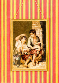 Schloss und Schlossgarten Schwetzingen - Schloss - Mittelbau - Von innen - 1. Obergeschoss - Appartment des Kurfürsten - Konferenzzimmer - Nordwand, rechts der Tür zum Schlafzimmer - Gobelin (aufgenommen im Januar 2024, am frühen Nachmittag) Schloss und Schlossgarten Schwetzingen - Schloss - Mittelbau - Von innen - 1. Obergeschoss - Appartment des Kurfürsten - Konferenzzimmer - Nordwand, rechts der Tür zum Schlafzimmer - Gobelin (aufgenommen im Januar 2024, am frühen Nachmittag)