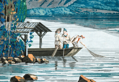 Schloss und Schlossgarten Schwetzingen - Schloss - Mittelbau - Von innen - 2. Obergeschoss - Schweizerzimmer / Compagniezimmer der Reichsgräfin von Hochberg - Ostwand, rechte Seite - Ausschnitt aus der Zuber-Panorama-Papiertapete „Les vues de Suisse“ (Entwurfszeichner: Pierre-Antoine Mongin (1761-1827); Druckerei: Zuber, Rixheim, Frankreich; Datierung: 1804; gesamte Tapete: 10,7 Meter x 3,9 Meter, 16 Bahnen, 1024 Holzdruckstöcke, 95 Farben; Konservierung/Restaurierung: zwischen 1988 und 1991) (aufgenommen im Februar 2024, am Nachmittag) Schloss und Schlossgarten Schwetzingen - Schloss - Mittelbau - Von innen - 2. Obergeschoss - Schweizerzimmer / Compagniezimmer der Reichsgräfin von Hochberg - Ostwand, rechte Seite - Ausschnitt aus der Zuber-Panorama-Papiertapete „Les vues de Suisse“ (Entwurfszeichner: Pierre-Antoine Mongin (1761-1827); Druckerei: Zuber, Rixheim, Frankreich; Datierung: 1804; gesamte Tapete: 10,7 Meter x 3,9 Meter, 16 Bahnen, 1024 Holzdruckstöcke, 95 Farben; Konservierung/Restaurierung: zwischen 1988 und 1991) (aufgenommen im Februar 2024, am Nachmittag)