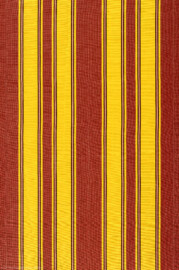 Schloss und Schlossgarten Schwetzingen - Schloss - Mittelbau - Von innen - 1. Obergeschoss - Appartment des Kurfürsten - Konferenzzimmer - Südwand - Ausschnitt aus der rot und gelb gestreiften Tapete (Nachwebung nach erhaltenem originalem Tapetenrest) (aufgenommen im Februar 2026, am späten Vormittag)