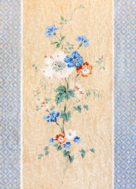 Schloss und Schlossgarten Schwetzingen - Schloss - Mittelbau - Von innen - 3. Obergeschoss - Nördliche Räume - Raum 247 - Blick auf einen Ausschnitt der Tapete (aufgenommen im März 2026, um die Mittagszeit) Schloss und Schlossgarten Schwetzingen - Schloss - Mittelbau - Von innen - 3. Obergeschoss - Nördliche Räume - Raum 247 - Blick auf einen Ausschnitt der Tapete (aufgenommen im März 2026, um die Mittagszeit)