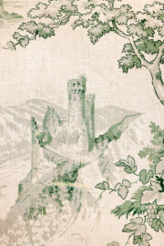 Schloss und Schlossgarten Schwetzingen - Schloss - Mittelbau - Von innen - 3. Obergeschoss - Nördliche Räume - Raum 248 - Blick auf einen Ausschnitt der Tapete (aufgenommen im März 2026, am Nachmittag) Schloss und Schlossgarten Schwetzingen - Schloss - Mittelbau - Von innen - 3. Obergeschoss - Nördliche Räume - Raum 248 - Blick auf einen Ausschnitt der Tapete (aufgenommen im März 2026, am Nachmittag)