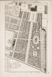 Schloss und Schlossgarten Schwetzingen - Tafel 25 "Bosquets de la principale parlie des jardins" des Werks "George Louis Le Rouge: Detail des nouveaux jardins a la mode. 6e cahier. Serrail et jardins du grand seigneur - 1777" (Bildnachweis: University of Wisconsin, https://digital.library.wisc.edu/1711.dl/VVHZLYPGHF4LT8E, Public Domain) Schloss und Schlossgarten Schwetzingen - Tafel 25 "Bosquets de la principale parlie des jardins" des Werks "George Louis Le Rouge: Detail des nouveaux jardins a la mode. 6e cahier. Serrail et jardins du grand seigneur - 1777" (Bildnachweis: University of Wisconsin, https://digital.library.wisc.edu/1711.dl/VVHZLYPGHF4LT8E, Public Domain)