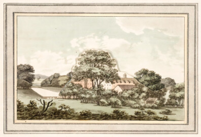 Schloss und Schlossgarten Schwetzingen - "II. Rivenhall Place. The first improvement consists in the removal of some tall trees and bushes, together
with the barn and stables, which incumber the house; and the subsequent change is effected, by continuing the water along the valley, and altering the colour of the house." aus "Humphry Repton - Sketches and hints on landscape gardening - 1794" (Bildnachweis: University of Wisconsin, https://digital.library.wisc.edu/1711.dl/GRI3MYTLTX2GJ86, gemeinfrei) Schloss und Schlossgarten Schwetzingen - "II. Rivenhall Place. The first improvement consists in the removal of some tall trees and bushes, together
with the barn and stables, which incumber the house; and the subsequent change is effected, by continuing the water along the valley, and altering the colour of the house." aus "Humphry Repton - Sketches and hints on landscape gardening - 1794" (Bildnachweis: University of Wisconsin, https://digital.library.wisc.edu/1711.dl/GRI3MYTLTX2GJ86, gemeinfrei)