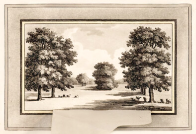 Schloss und Schlossgarten Schwetzingen - "IX. This view, taken from Hanslope Park, shows, that in looking along an avenue, it is not sufficient to cut down many of the trees to destroy its effect, unless the stems of those left be hidden by a thicket of thorns, holly, and brush-wood." aus "Humphry Repton - Sketches and hints on landscape gardening - 1794" (Bildnachweis: University of Wisconsin, https://digital.library.wisc.edu/1711.dl/GRI3MYTLTX2GJ86, gemeinfrei) Schloss und Schlossgarten Schwetzingen - "IX. This view, taken from Hanslope Park, shows, that in looking along an avenue, it is not sufficient to cut down many of the trees to destroy its effect, unless the stems of those left be hidden by a thicket of thorns, holly, and brush-wood." aus "Humphry Repton - Sketches and hints on landscape gardening - 1794" (Bildnachweis: University of Wisconsin, https://digital.library.wisc.edu/1711.dl/GRI3MYTLTX2GJ86, gemeinfrei)