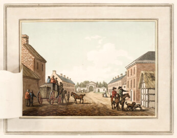 Schloss und Schlossgarten Schwetzingen - "XVI. The entrance into Tatton park from the end of the town of Knutsford. This idea not being carried into execution, the plate was not originally intended to have been here introduced, especially as the architectural design for the entrance gate is not yet finished; but after the MS. of Tatton had been so unfairly misrepresented, it became necessary to insert the Chapter VII. instead of other matter, which had been actually prepared for this Volume." aus "Humphry Repton - Sketches and hints on landscape gardening - 1794" (Bildnachweis: University of Wisconsin, https://digital.library.wisc.edu/1711.dl/GRI3MYTLTX2GJ86, gemeinfrei) Schloss und Schlossgarten Schwetzingen - "XVI. The entrance into Tatton park from the end of the town of Knutsford. This idea not being carried into execution, the plate was not originally intended to have been here introduced, especially as the architectural design for the entrance gate is not yet finished; but after the MS. of Tatton had been so unfairly misrepresented, it became necessary to insert the Chapter VII. instead of other matter, which had been actually prepared for this Volume." aus "Humphry Repton - Sketches and hints on landscape gardening - 1794" (Bildnachweis: University of Wisconsin, https://digital.library.wisc.edu/1711.dl/GRI3MYTLTX2GJ86, gemeinfrei)