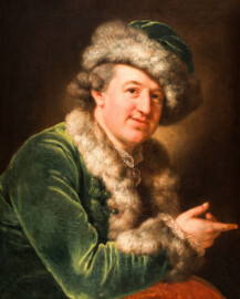 Schloss und Schlossgarten Schwetzingen - Bildnis eines unbekannten Mannes, vermutlich Peter Anton von Verschaffelt (1710-1793) (Malerin: Anna Dorothea Therbusch (1721-1782), Datierung: 1776; Öl auf Leinwand; Abmessungen Höhe x Breite: 75 cm x 60 cm; Herkunft: Sammlung Stiftung Stadtmuseum Berlin; Inv.-Nr.: GEM 65/33; Reproduktion: Michael Setzpfandt, Berlin; gemeinfrei; mit freundlicher Genehmigung des Stadtmuseums Berlin)
