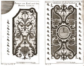 Schloss und Schlossgarten Schwetzingen - Seite 389 aus "Antoine Joseph Dézallier D'Argenville, Alexandre LeBlond: Die Gärtnerey sowohl in ihrer Theorie oder Betrachtung als Praxi oder Übung - 1731" (Bildnachweis: Universitätsbibliothek Heidelberg, https://doi.org/10.11588/diglit.1606, gemeinfrei) Schloss und Schlossgarten Schwetzingen - Seite 389 aus "Antoine Joseph Dézallier D'Argenville, Alexandre LeBlond: Die Gärtnerey sowohl in ihrer Theorie oder Betrachtung als Praxi oder Übung - 1731" (Bildnachweis: Universitätsbibliothek Heidelberg, https://doi.org/10.11588/diglit.1606, gemeinfrei)