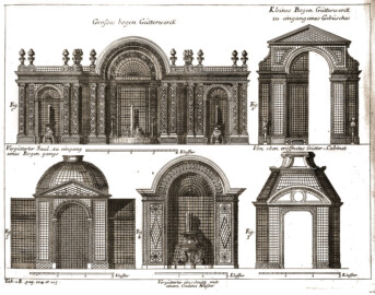 Schloss und Schlossgarten Schwetzingen - Seite 404 aus "Antoine Joseph Dézallier D'Argenville, Alexandre LeBlond: Die Gärtnerey sowohl in ihrer Theorie oder Betrachtung als Praxi oder Übung - 1731" (Bildnachweis: Universitätsbibliothek Heidelberg, https://doi.org/10.11588/diglit.1606, gemeinfrei) Schloss und Schlossgarten Schwetzingen - Seite 404 aus "Antoine Joseph Dézallier D'Argenville, Alexandre LeBlond: Die Gärtnerey sowohl in ihrer Theorie oder Betrachtung als Praxi oder Übung - 1731" (Bildnachweis: Universitätsbibliothek Heidelberg, https://doi.org/10.11588/diglit.1606, gemeinfrei)