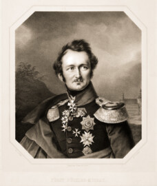 Schloss und Schlossgarten Schwetzingen - Porträt von Hermann von Pückler-Muskau (1785-1871), bedeutender deutscher Landschaftsarchitekt des 19. Jahrhunderts (Lithograf: Friedrich Jentzen (1815-1901), nach einer Vorlage von Franz Krüger (1797-1857, Datierung: 1826; Herkunft: Stiftung Fürst-Pückler-Museum Park und Schloss Branitz / Dietmar Fuhrmann; Bildnachweis: https://brandenburg.museum-digital.de/object/2201, CC BY-NC-SA