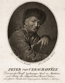 Schloss und Schlossgarten Schwetzingen - Porträt von Peter Anton von Verschaffelt (1710-1793) - Gestochen von Anton Karcher, 1760-1842, gemalt von Anna Dorothea Therbusch, 1721–1782 - Universitätsbibliothek Heidelberg - Signatur Graph. Slg. P_1503 - https://heidicon.ub.uni-heidelberg.de#/detail/575147 - Public Domain