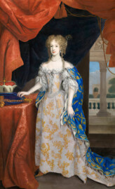 Schloss und Schlossgarten Schwetzingen - Bildnis der Ludwika Karolina von Radziwill (1667-1695), erste Gemahlin des Kurfürsten Karl III. Philipp von der Pfalz, um 1680/90 (Maler: unbekannt; Bildnachweis: Bayerische Staatsgemäldesammlungen, Bayerische Staatsgemäldesammlungen, https://www.sammlung.pinakothek.de/de/artwork/02LAQM8Lyk, CC BY-SA 4.0)