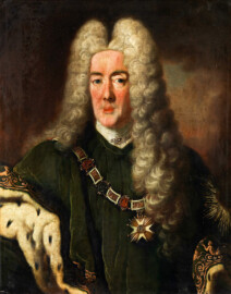 Schloss und Schlossgarten Schwetzingen -  Bildnis des Kurfürsten Carl Philipp von der Pfalz (Maler: Pierre Goudreaux (1694-1731); Datierung: unbekannt; Bildnachweis: Bayerische Staatsgemäldesammlungen - Alte Pinakothek München, https://www.sammlung.pinakothek.de/de/artwork/Y0GRoVw4RX, CC BY-SA 4.0)