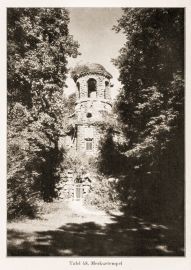 Schloss und Schlossgarten Schwetzingen - Merkurtempel (Bildnachweis: Tafel 48 aus "Max Schmechel: Nicolaus von Pigage’s Schwetzinger Entwürfe und Bauten - Dissertation – 1923"; Reproduktion durch Dr. Manfred Schneider, August 2023) Schloss und Schlossgarten Schwetzingen - Merkurtempel (Bildnachweis: Tafel 48 aus "Max Schmechel: Nicolaus von Pigage’s Schwetzinger Entwürfe und Bauten - Dissertation – 1923"; Reproduktion durch Dr. Manfred Schneider, August 2023)