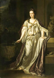 Schloss und Schlossgarten Schwetzingen - Bildnis der Anna Maria Louisa de' Medici, Kurfürstin von der Pfalz (1667-1743), zweite Gemahlin des Kurfürsten Johann Wilhelm, 1700 (1658-1716) (Maler: Adriaen van der Werff (1659-1722); Bildnachweis: Bayerische Staatsgemäldesammlungen - Alte Pinakothek München, https://www.sammlung.pinakothek.de/de/artwork/ApL8gX2xN2, CC BY-SA 4.0)