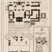 Schloss Bruchsal - Übersichtsplan zu Schloss Bruchsal - Hans Rott / Franz Xaver Kraus: Die Kunstdenkmäler des Amtsbezirks Bruchsal - 1913